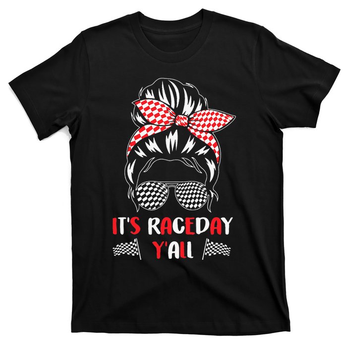 It's Raceday Y'all Car Motor Racing Lovers T-Shirt