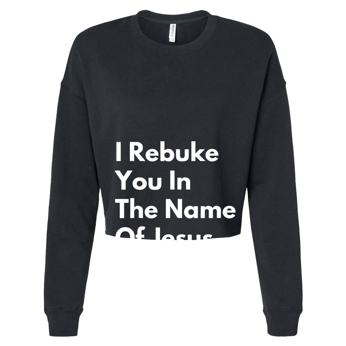 I Rebuke You In The Name Of Jesus 7 Panel Mesh Trucker Snapback Hat