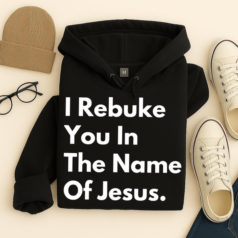 I Rebuke You In The Name Of Jesus Hoodie