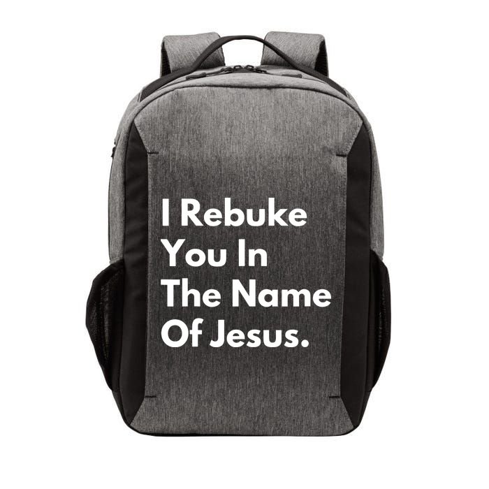 I Rebuke You In The Name Of Jesus Vector Backpack