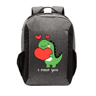 I Rawr You Cute Dinosaur Love Valentines Day Vector Backpack