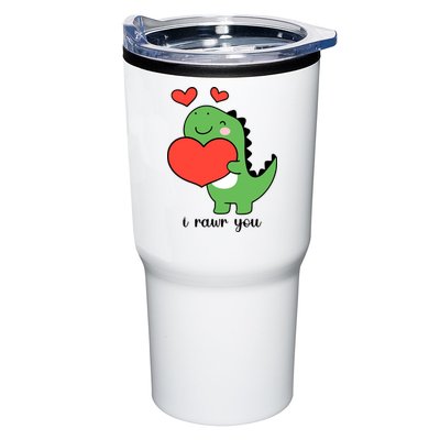 I Rawr You Cute Dinosaur Love Valentines Day Tumbler