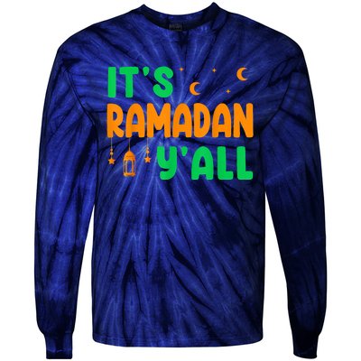 Its Ramadan Yall Ramadan Ramadan Kareem Tie-Dye Long Sleeve Shirt