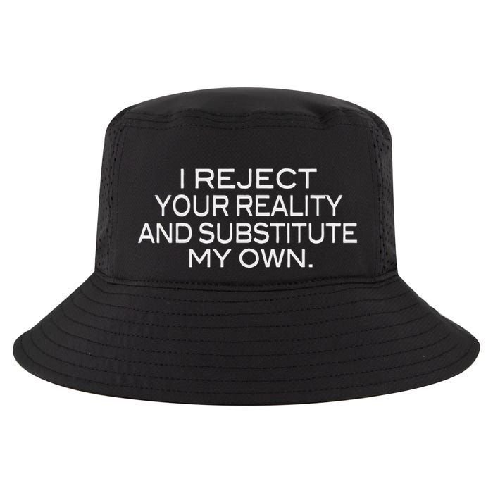 I Reject Your Reality Mythbusters Geek Nerd Cool Comfort Performance Bucket Hat