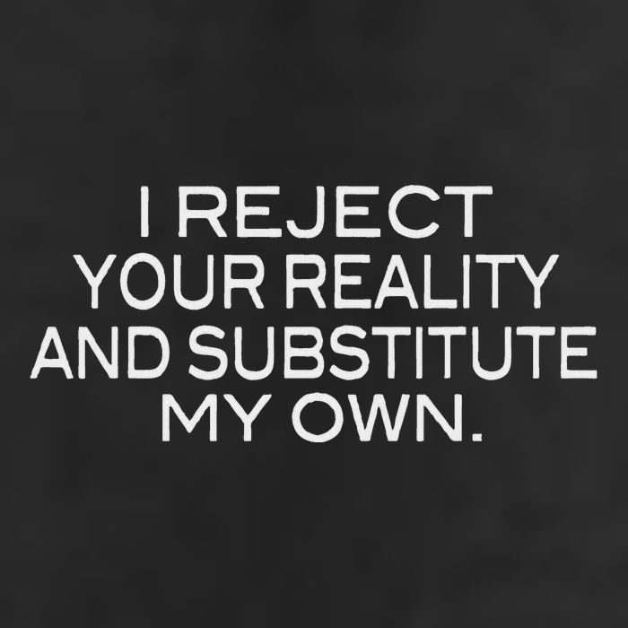 I Reject Your Reality Mythbusters Geek Nerd Cool Comfort Performance Bucket Hat