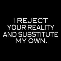 I Reject Your Reality Mythbusters Geek Nerd Flat Bill Trucker Hat