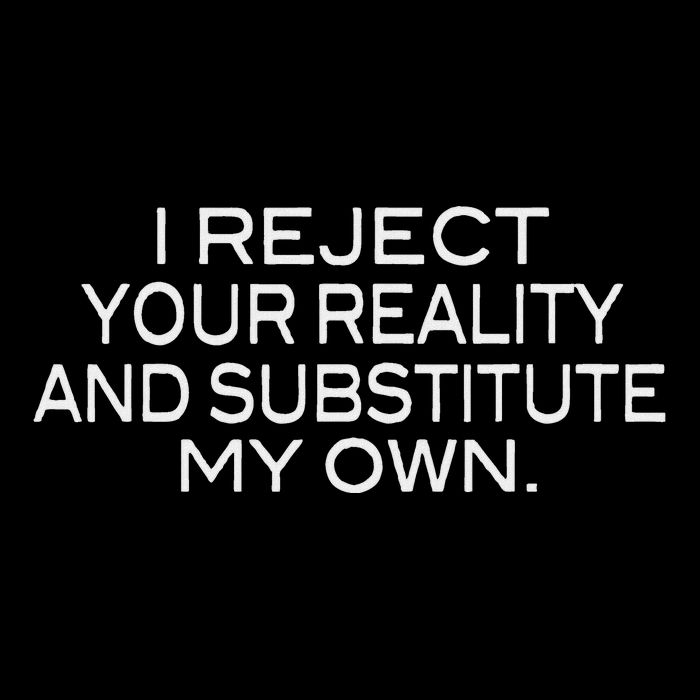 I Reject Your Reality Mythbusters Geek Nerd Flat Bill Trucker Hat