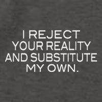 I Reject Your Reality Mythbusters Geek Nerd Vector Backpack