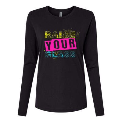 I Raise Your Glass Womens Cotton Relaxed Long Sleeve T-Shirt