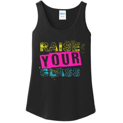 I Raise Your Glass Ladies Essential Tank