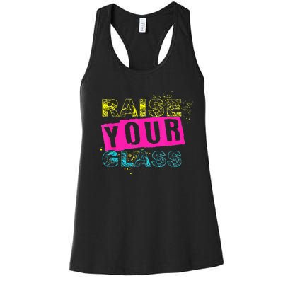 I Raise Your Glass Women's Racerback Tank