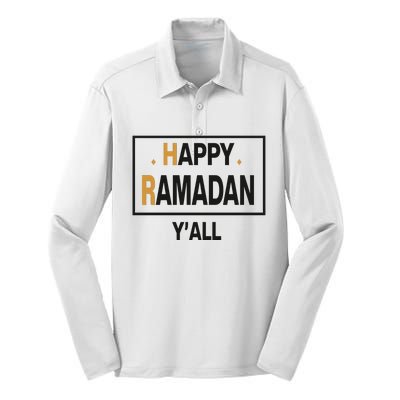 Its Ramadan Yall Classic Silk Touch Performance Long Sleeve Polo