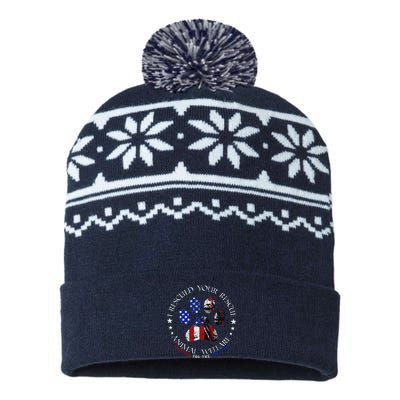 I Rescued Your Rescue USA-Made Snowflake Beanie