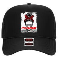 Its Raceday Yall Dirt Track Racing Race Car Lover Women Girl High Crown Mesh Back Trucker Hat