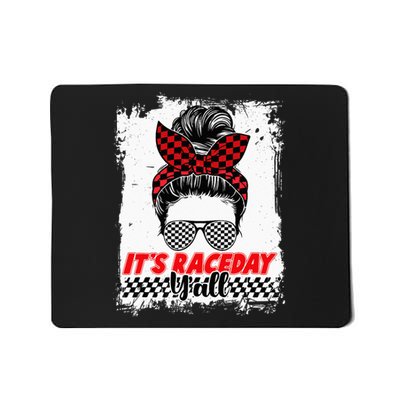 Its Raceday Yall Dirt Track Racing Race Car Lover Women Girl Mousepad