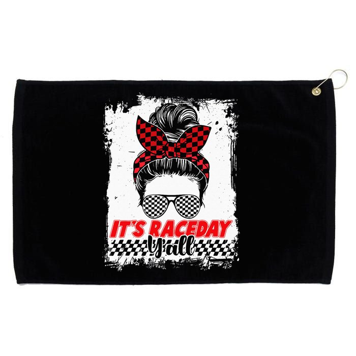 Its Raceday Yall Dirt Track Racing Race Car Lover Women Girl Grommeted Golf Towel