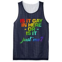 Is It Gay In Here Or Is It Just Me? Mesh Reversible Basketball Jersey Tank