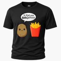 Is That You Bro Funny Cute French Fries Cooling Performance Crew T-Shirt