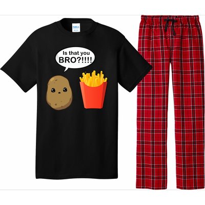 Is That You Bro Funny Cute French Fries Pajama Set