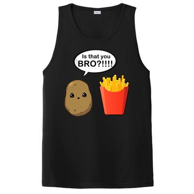 Is That You Bro Funny Cute French Fries PosiCharge Competitor Tank