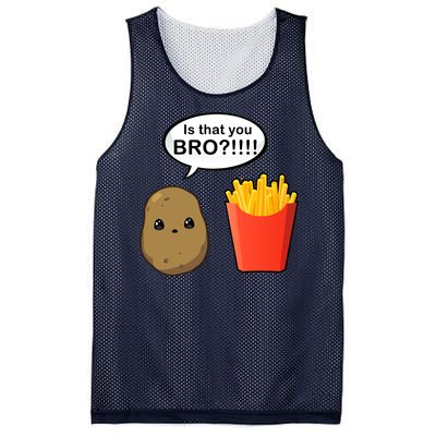 Is That You Bro Funny Cute French Fries Mesh Reversible Basketball Jersey Tank