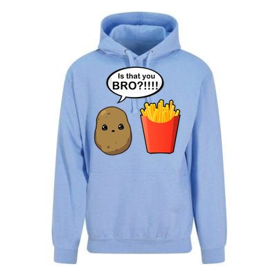 Is That You Bro Funny Cute French Fries Unisex Surf Hoodie