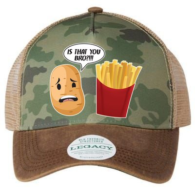Is That You Bro Funny French Fries Legacy Tie Dye Trucker Hat