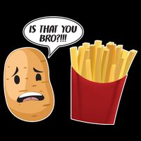 Is That You Bro Funny French Fries Impact Tech Backpack