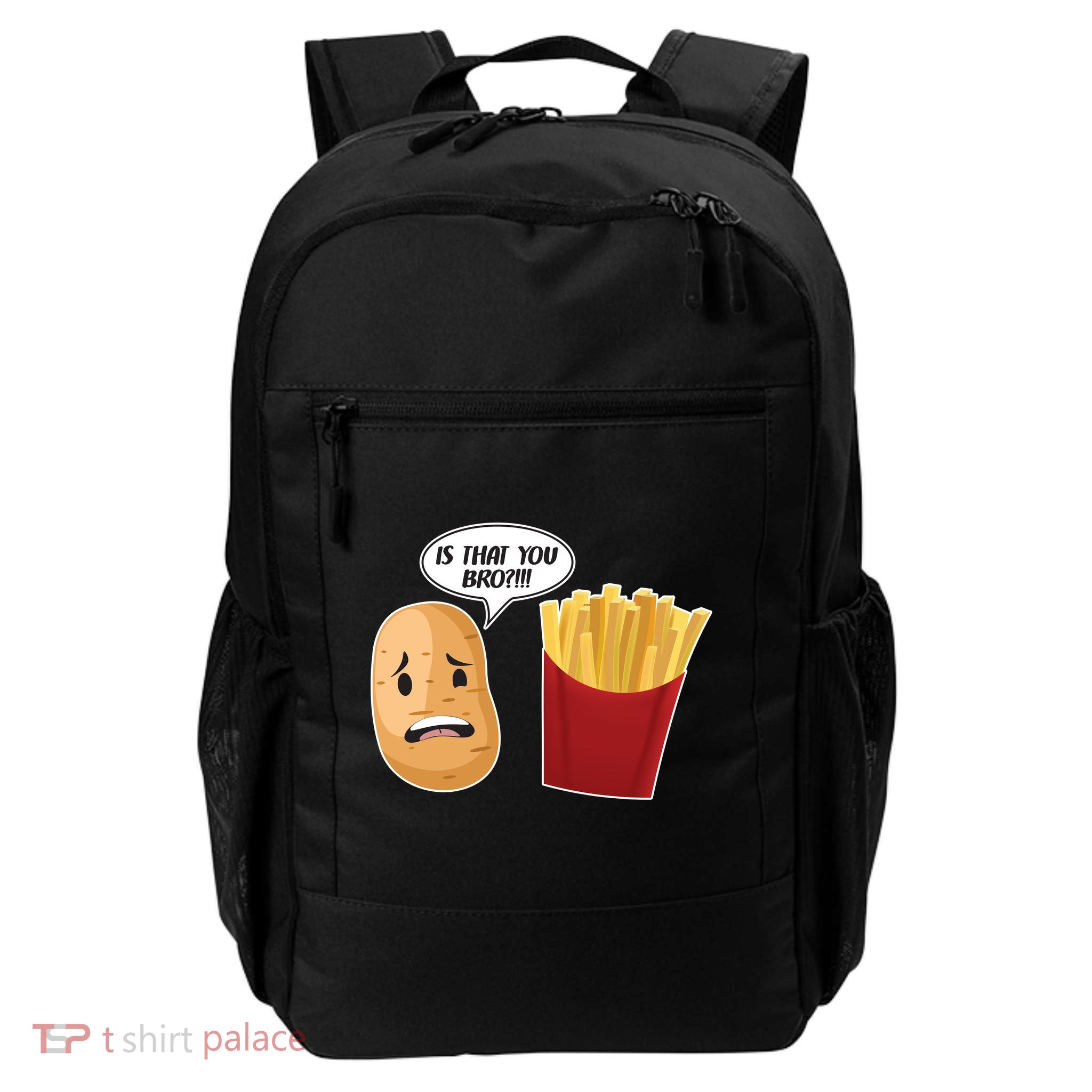 Is That You Bro Funny French Fries Daily Commute Backpack