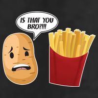 Is That You Bro Funny French Fries Adult Drive Performance Visor