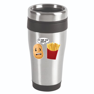 Is That You Bro Funny French Fries 16oz Travel Tumbler