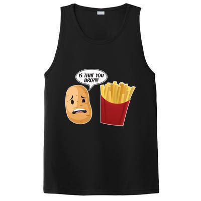 Is That You Bro Funny French Fries PosiCharge Competitor Tank