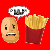 Is That You Bro Funny French Fries Hoodie