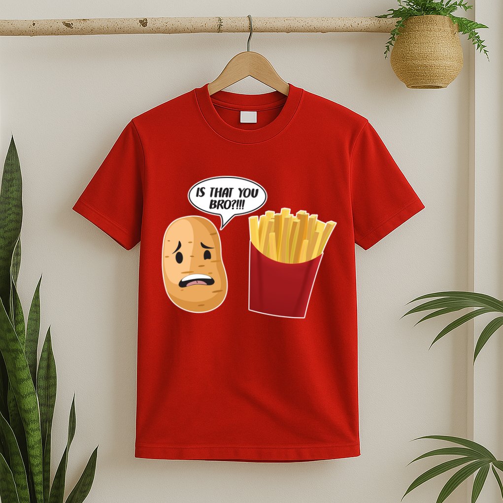 Is That You Bro Funny French Fries T-Shirt