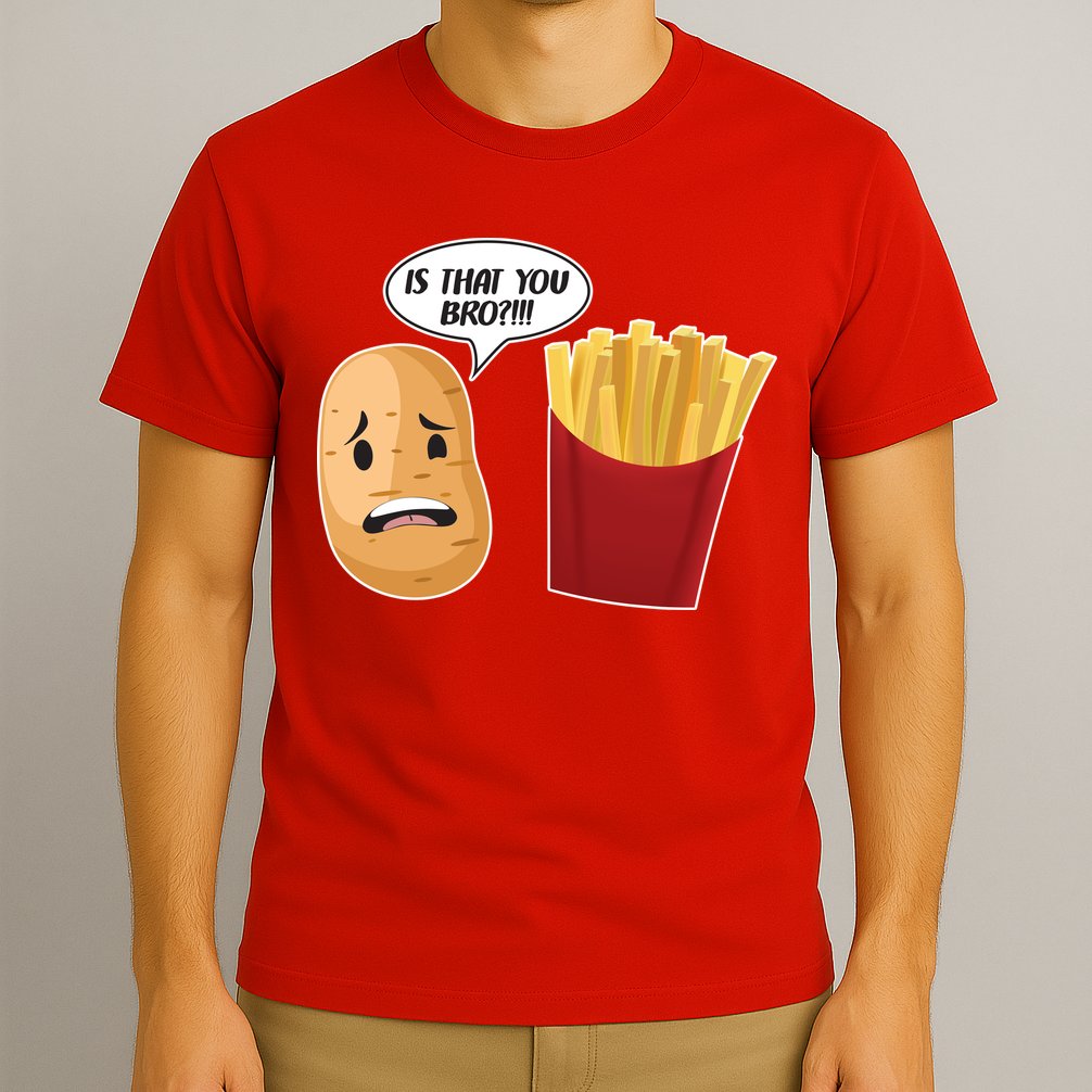 Is That You Bro Funny French Fries T-Shirt