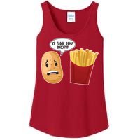 Is That You Bro Funny French Fries Ladies Essential Tank