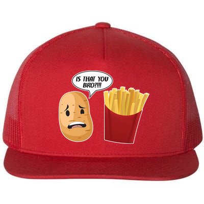 Is That You Bro Funny French Fries Flatbill Hat