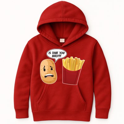 Is That You Bro Funny French Fries Kids Hoodie