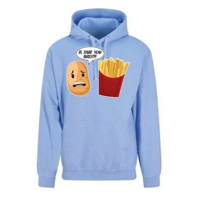 Is That You Bro Funny French Fries Unisex Surf Hoodie