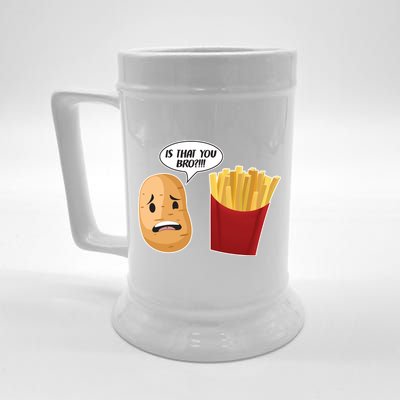 Is That You Bro Funny French Fries Beer Stein