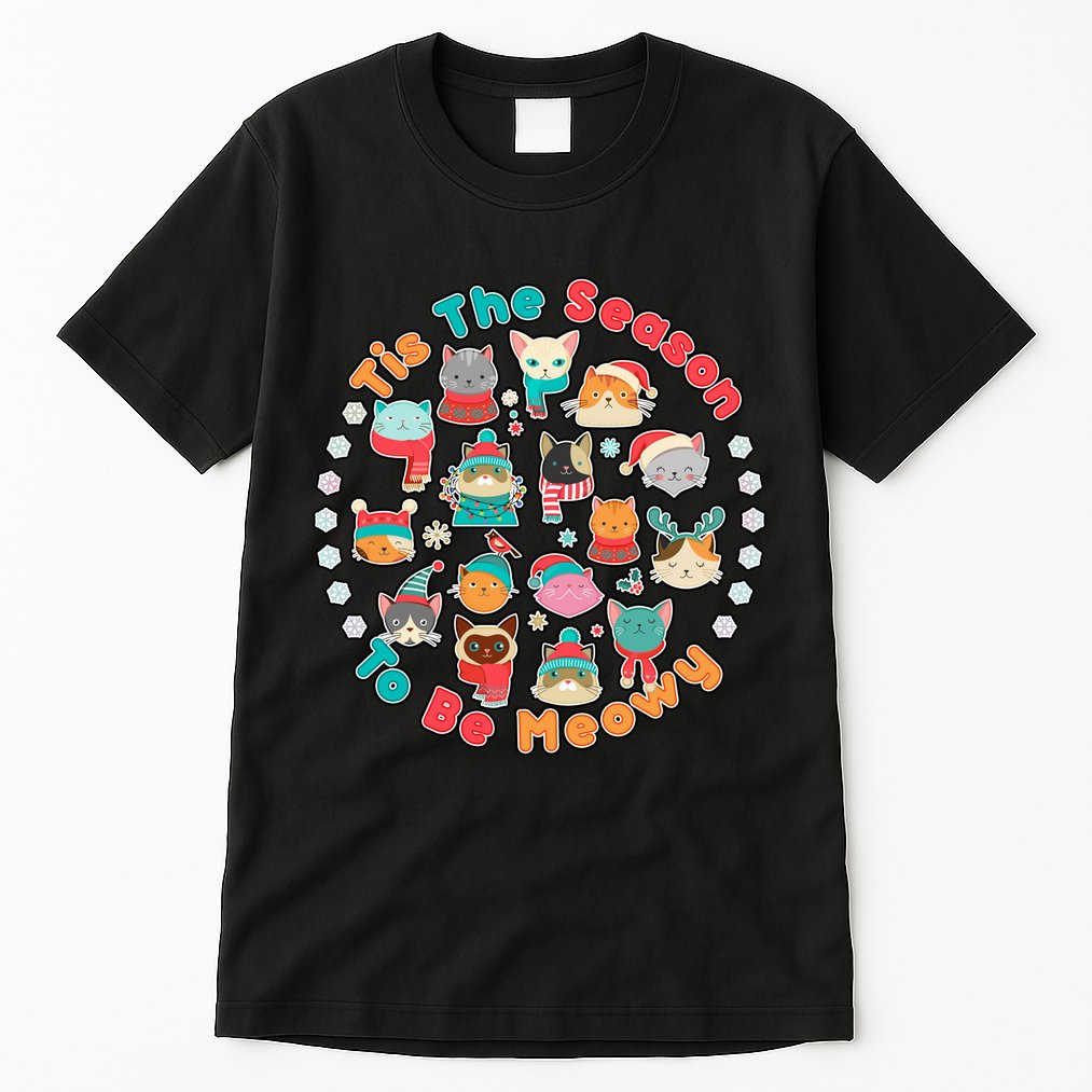 Is The Season To Be Meowy Tall T-Shirt