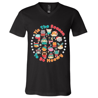 Is The Season To Be Meowy V-Neck T-Shirt