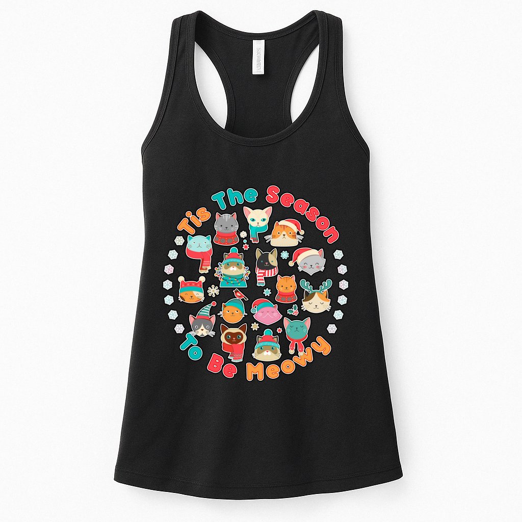 Is The Season To Be Meowy Womens Tank Top