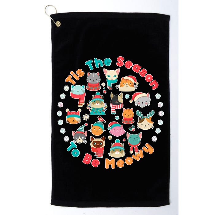 Is The Season To Be Meowy Golf Towel