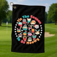 Is The Season To Be Meowy Golf Towel