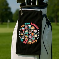 Is The Season To Be Meowy Golf Towel