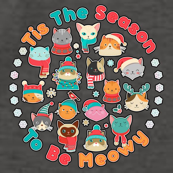 Is The Season To Be Meowy Vector Backpack