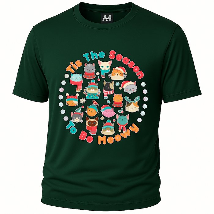 Is The Season To Be Meowy Cooling Performance Crew T-Shirt