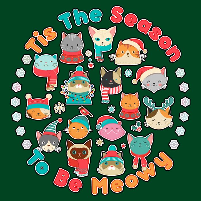 Is The Season To Be Meowy Cooling Performance Crew T-Shirt