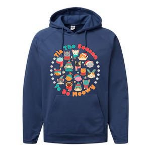 Is The Season To Be Meowy Performance Fleece Hoodie